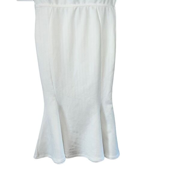 ASOS Plunge V Neck Lace Flounce Midi Dress  NWT - Picture 5 of 14